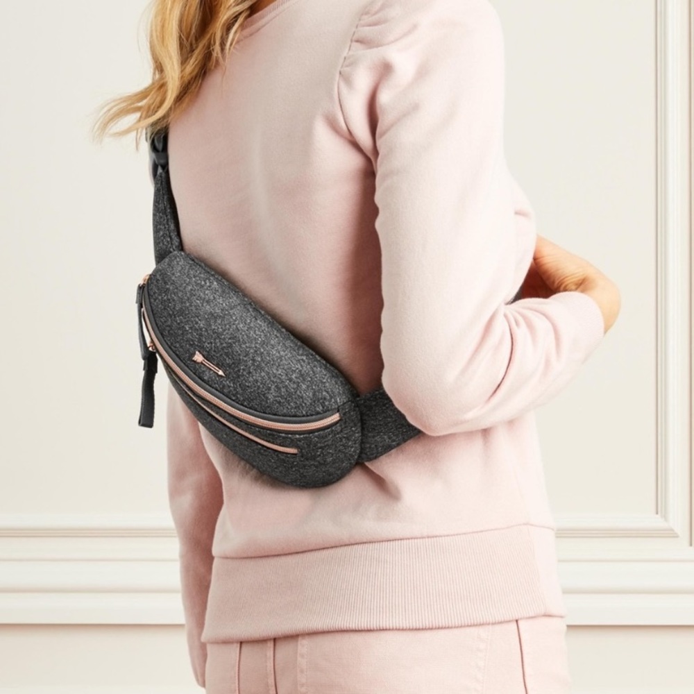 Stella & Dot Gray Crossbody Bag